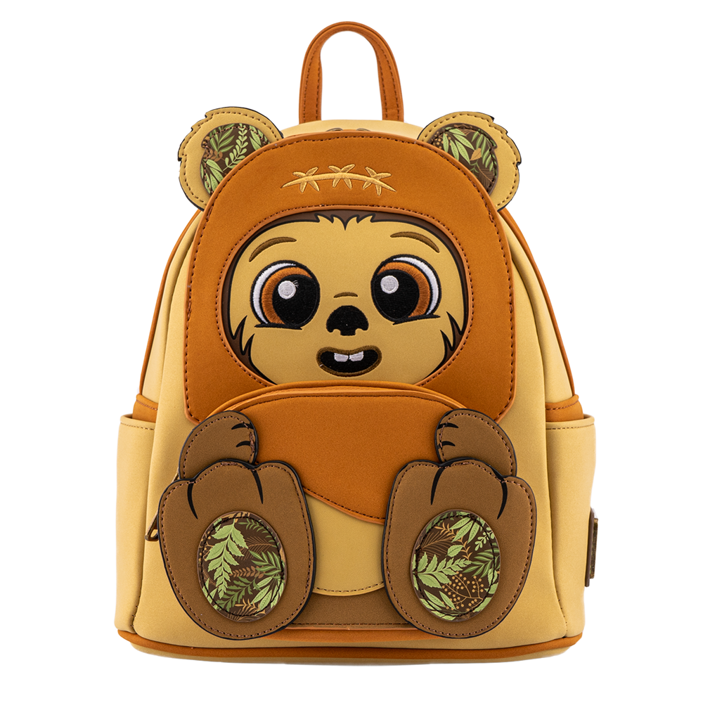 Loungefly Star Wars Ewok Faux Leather Mini Backpack NEW  No Tags s-l400.jpg main image 4