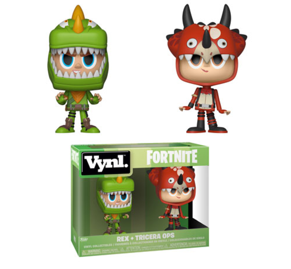 FU35273 Funko VYNL: Fortnite - Rex and Tricera Ops Vinyl Figures