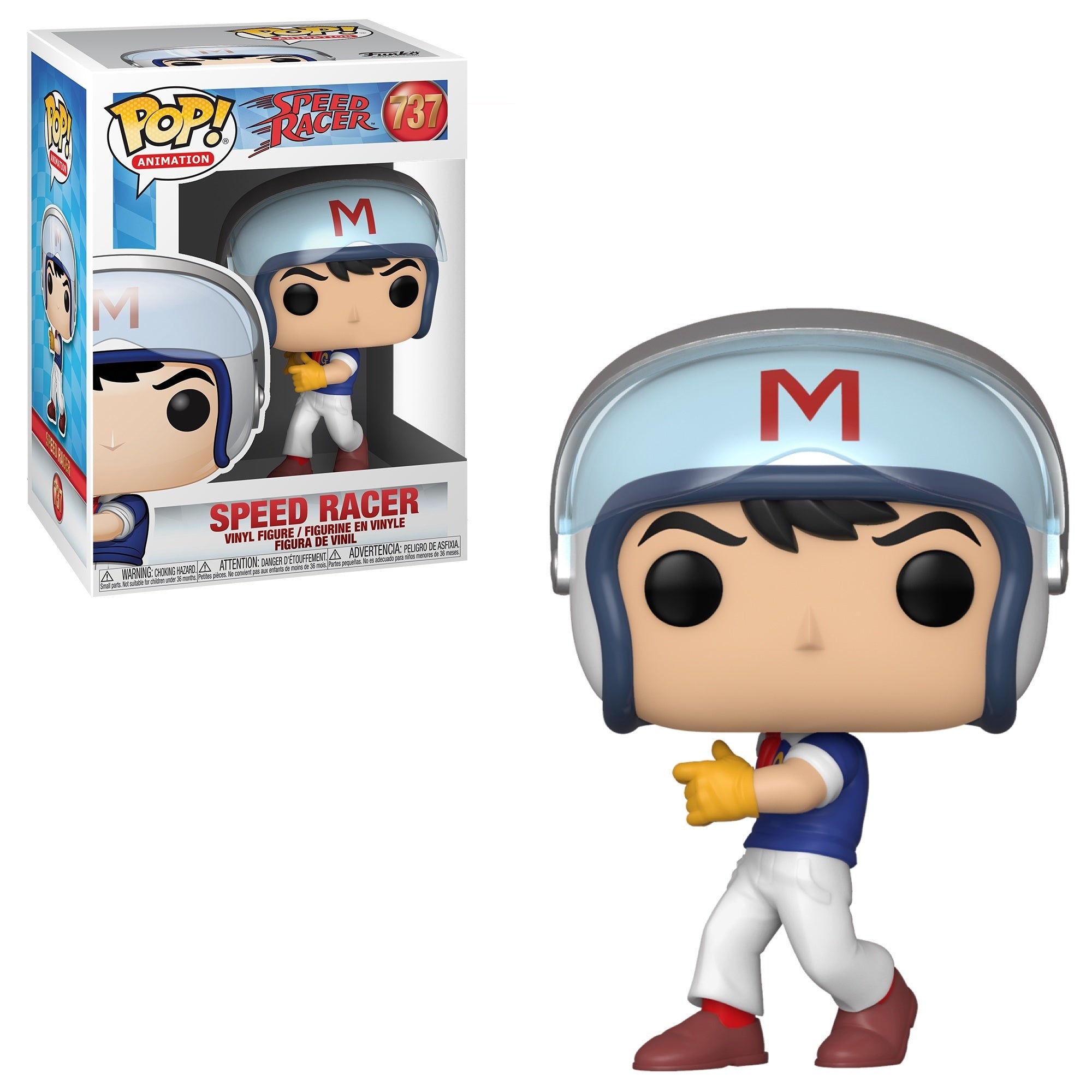 FU45099 Funko POP! Speed Racer - Speed Racer in Helmet Common Vinyl Figure #737