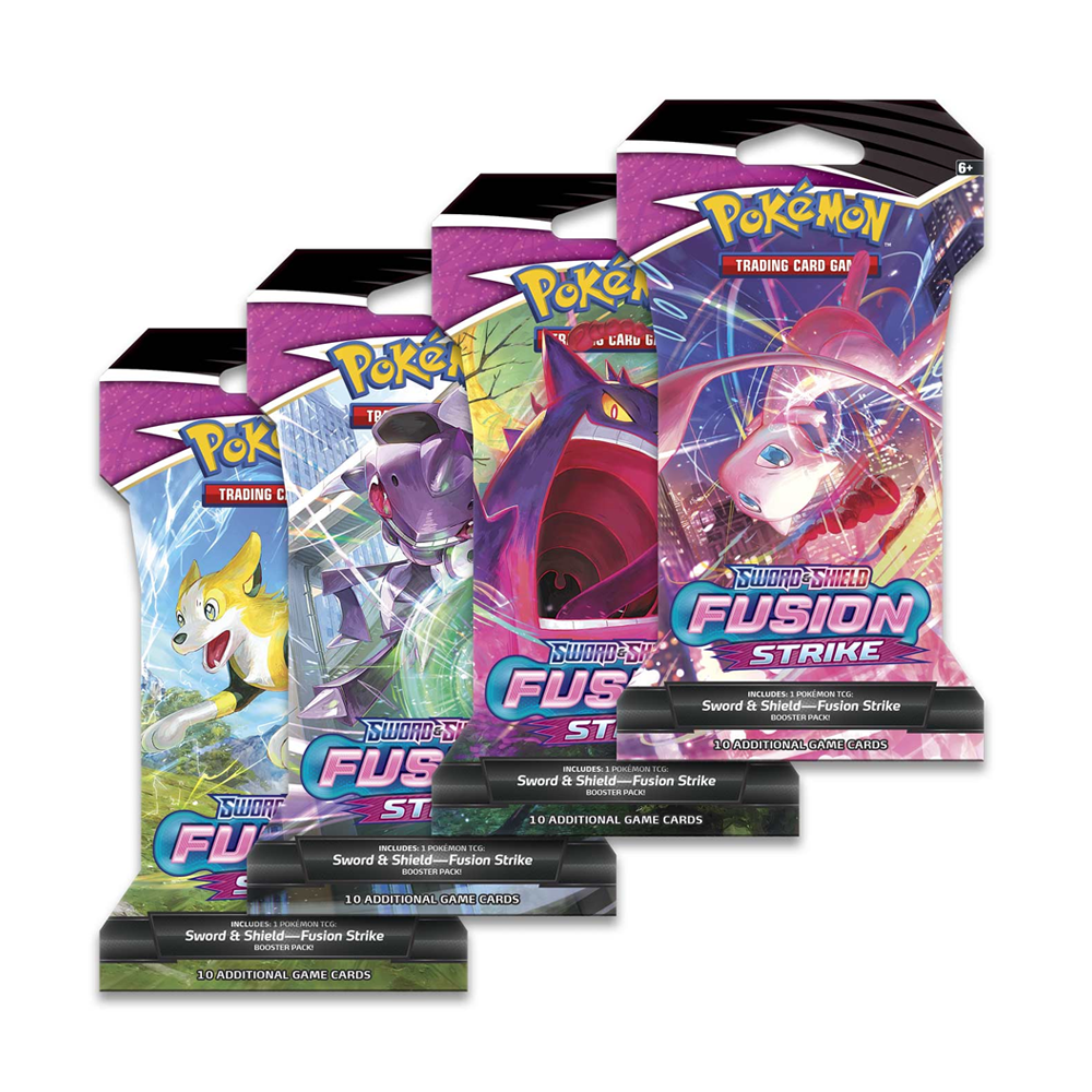 Pokemon Trading Card Game: Sword & Shield - Fusion Strike Sleeved Boos Pokemon Trading Card Game: Sword & Shield - Fusion Strike Sleeved Boos
