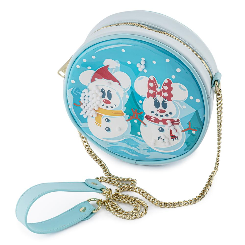 Loungefly: Disney - Mickey and Minnie Mouse Snow Globe Crossbody Bag