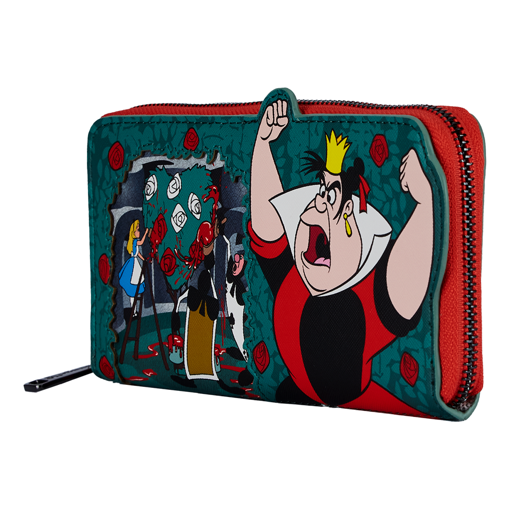 Loungefly: Disney - Villains Scene Series Queen Of Hearts Zip Around Wallet