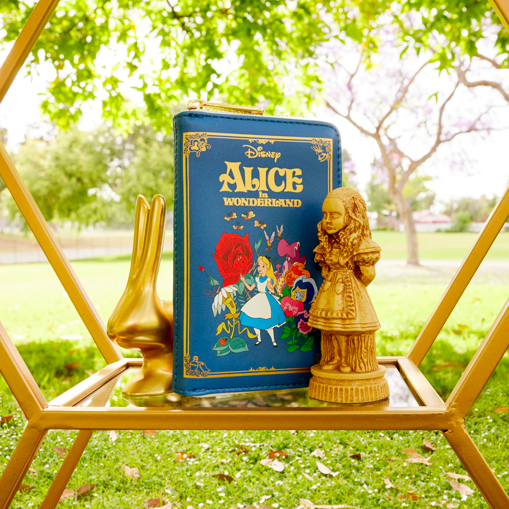 Loungefly: Disney - Alice in Wonderland Classic Book Zip Around Wallet