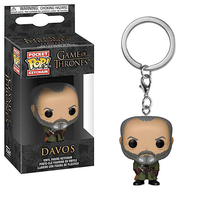 FU37662 Funko POP! Keychain: Game of Thrones - Davos Pocket Keychain