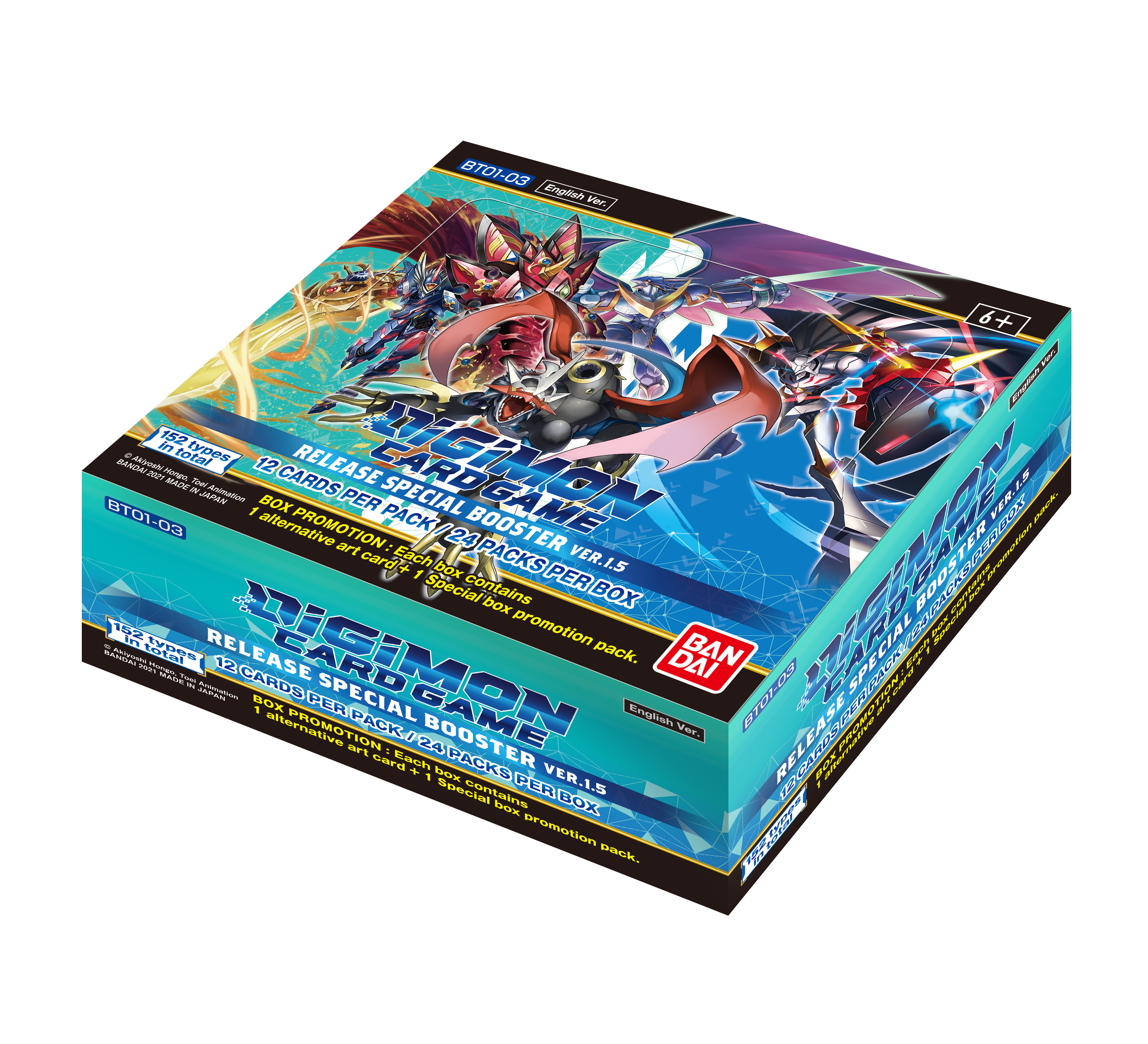 digimon trading card game 2021 Digimon Trading Card Game: Release Special Booster Box Ver. 1.5
