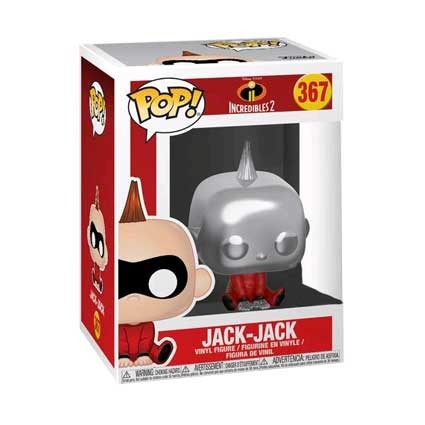 FU30200 Funko POP! Incredibles 2 - Metallic Jack-Jack Vinyl Figure #367 (No Sticker) (NOT 100% MINT)