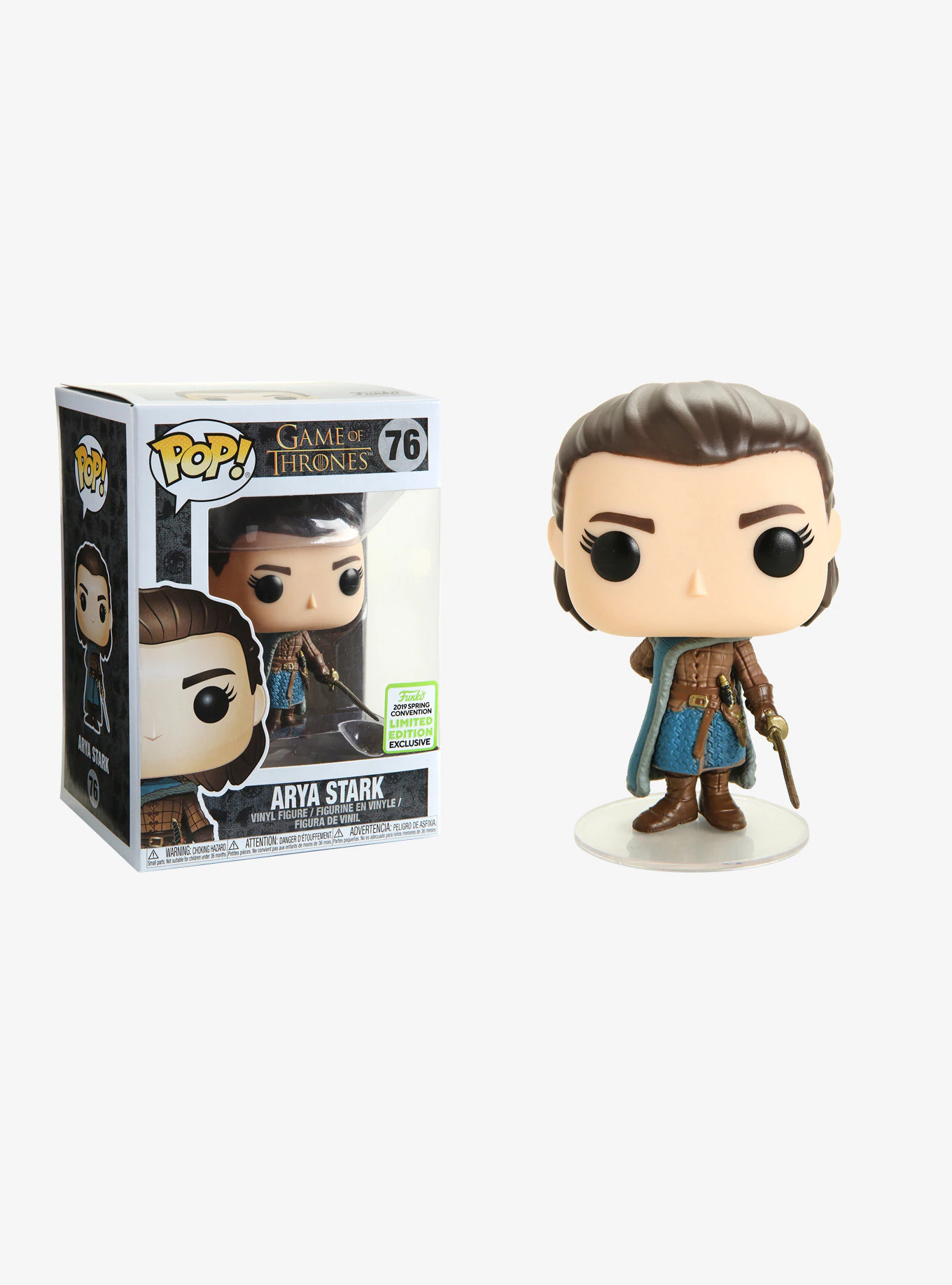 FU17151 Funko POP! Game of Thrones - Arya Stark Assassin Vinyl Figure #76 2019 Spring Convention Exclusive (NOT 100% MINT)