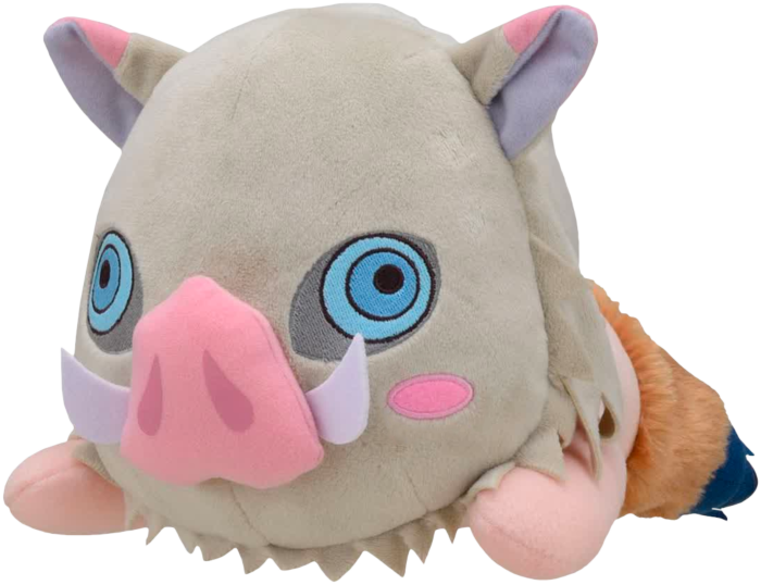 SEGA: Nesoberi Lay-Down Plush: Demon Slayer: Kimetsu no Yaiba - Inosuke Hashibira (Happy) SP Plush