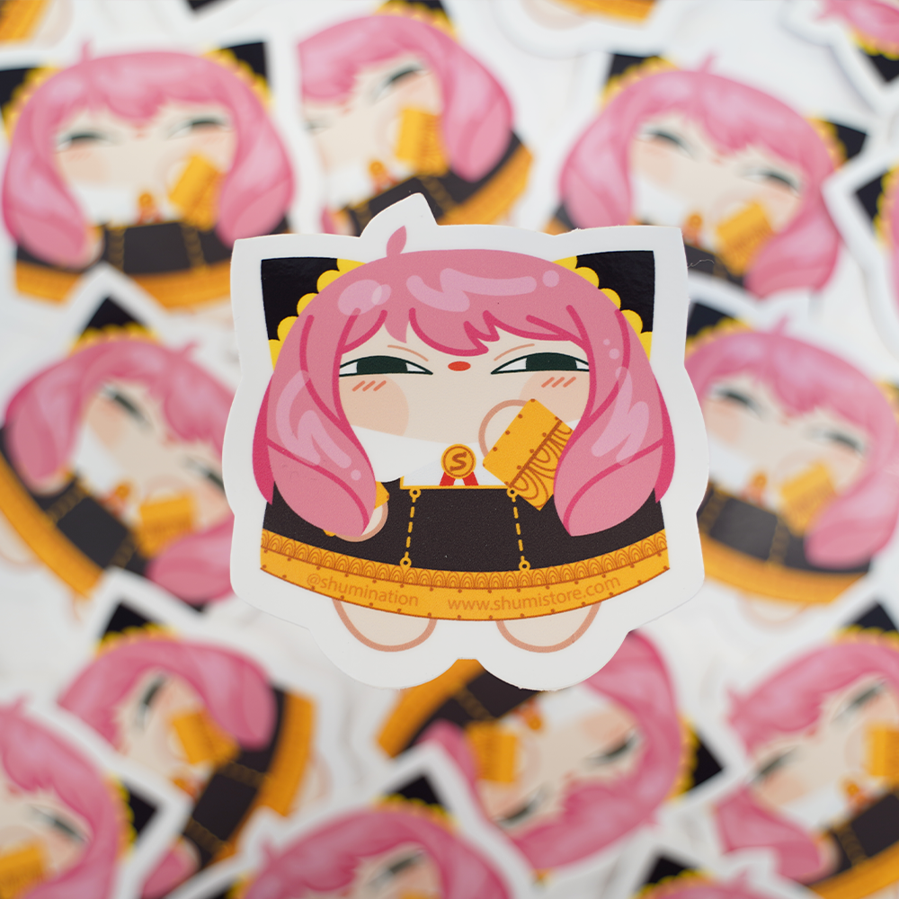 Shumi Mascot: Spy x Family - Anya Sticker (Smug Face)