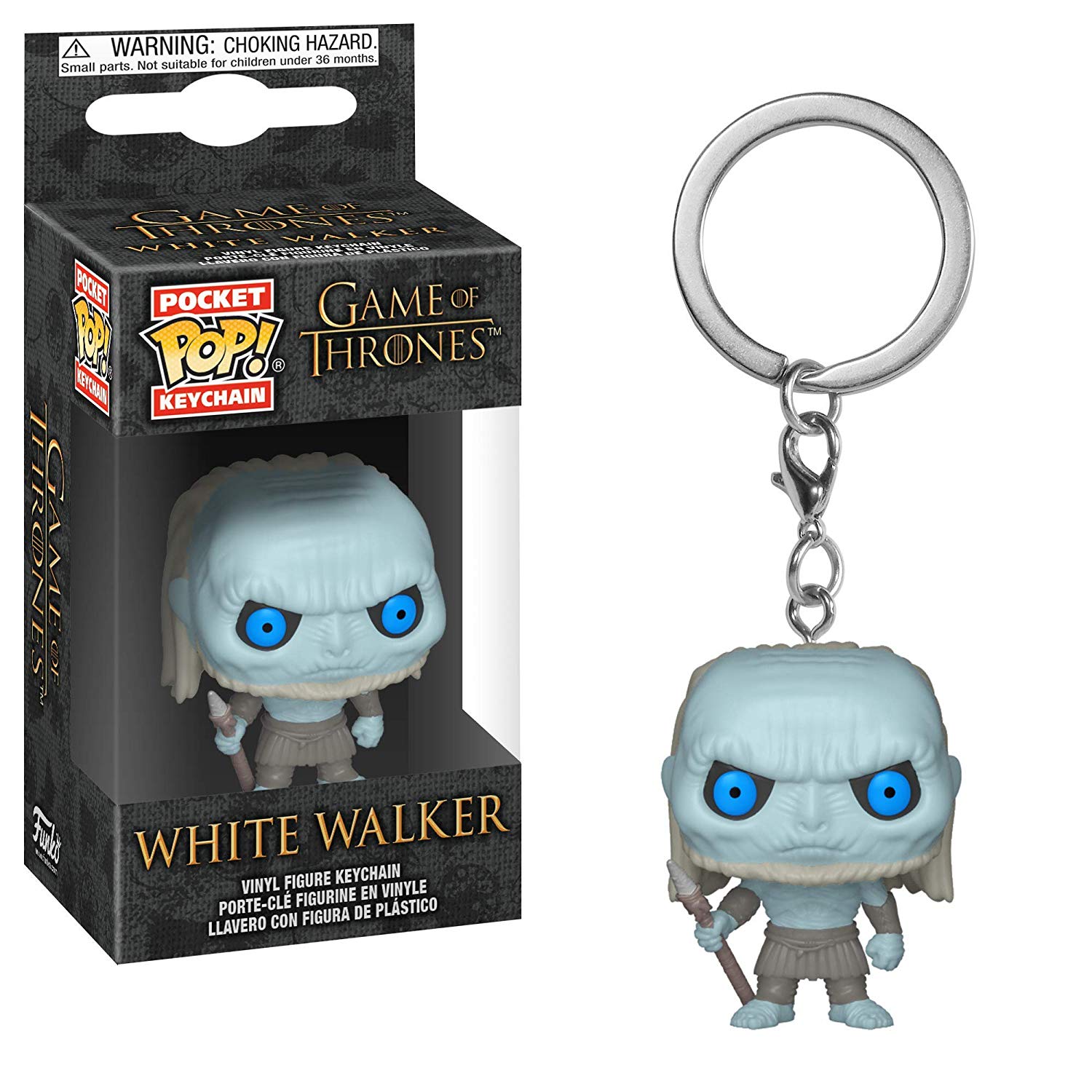 FU37663 Funko POP! Keychain: Game of Thrones - White Walker Pocket Keychain