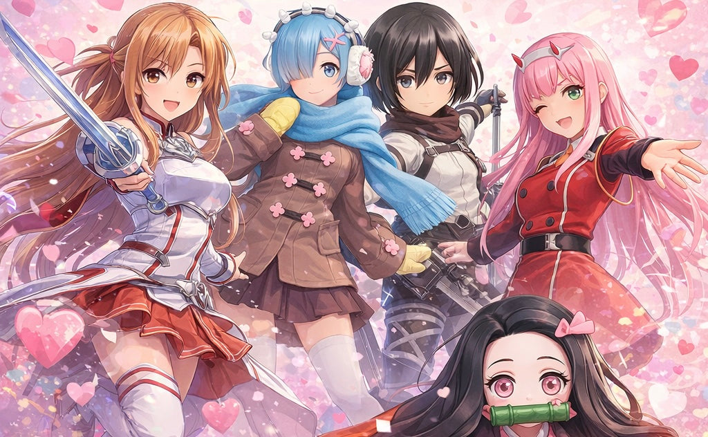 Top 5 Most Popular Anime Waifus of All Time