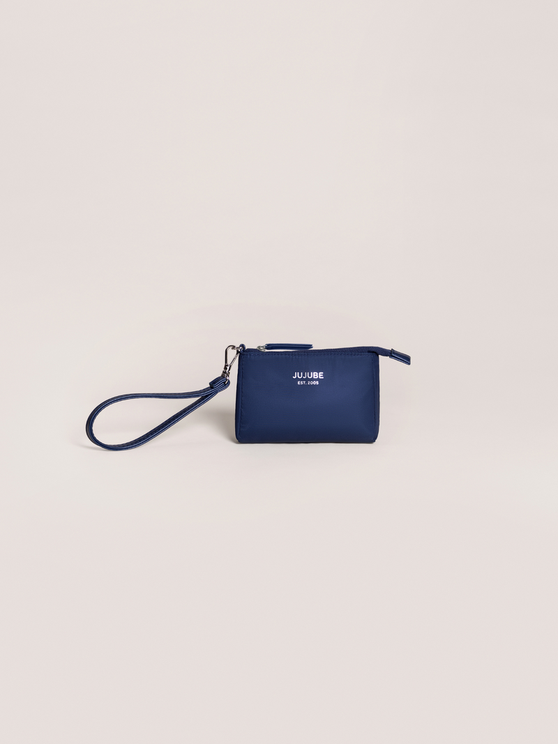 3-Piece Pouch Clutch Purse Set - Navy