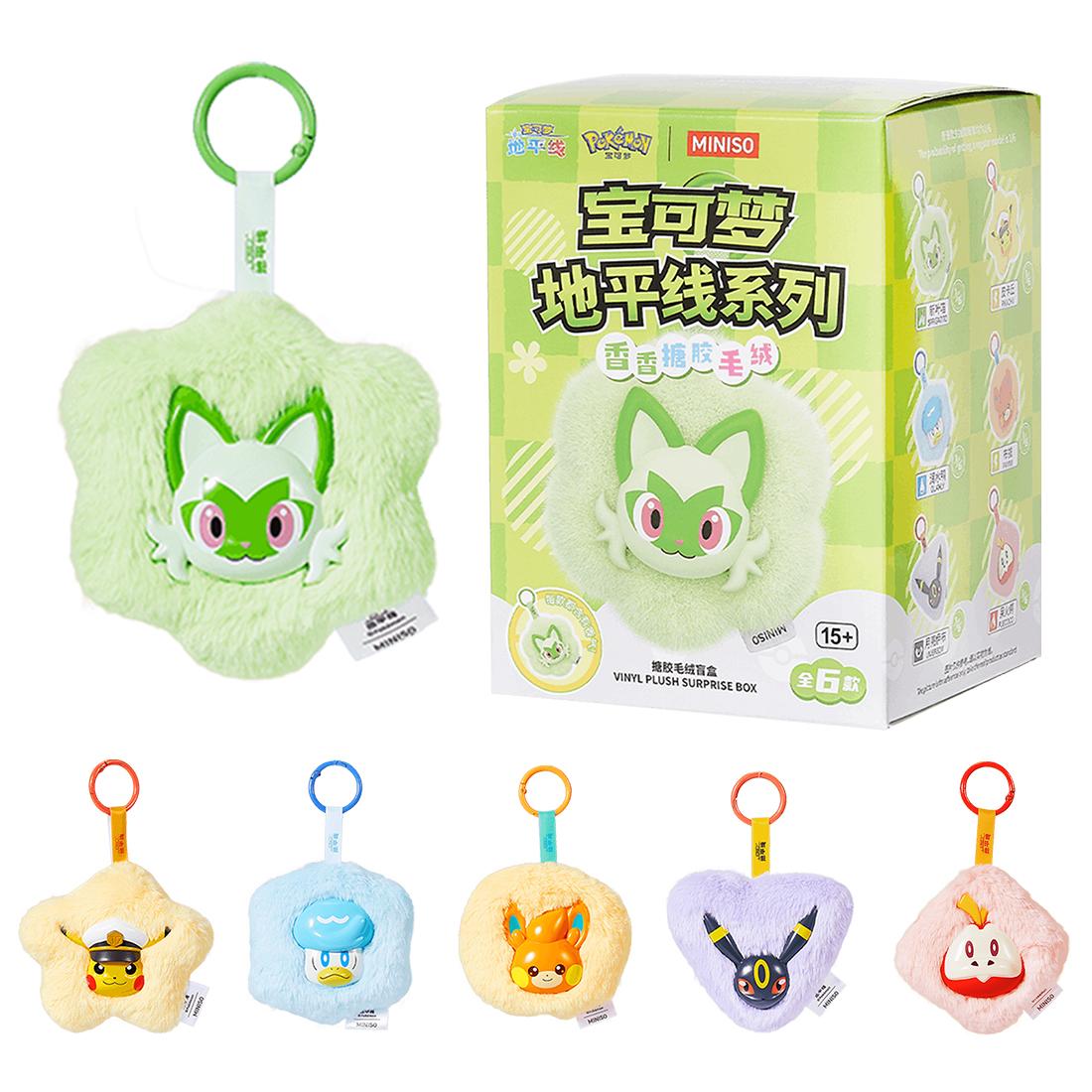 MINISO: Pokémon Horizons Scented Vinyl Plush Keychain - 1 Blind Box