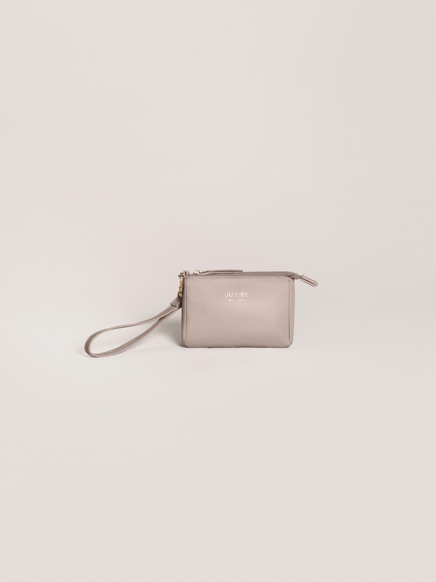 3-Piece Pouch Clutch Purse Set - Taupe