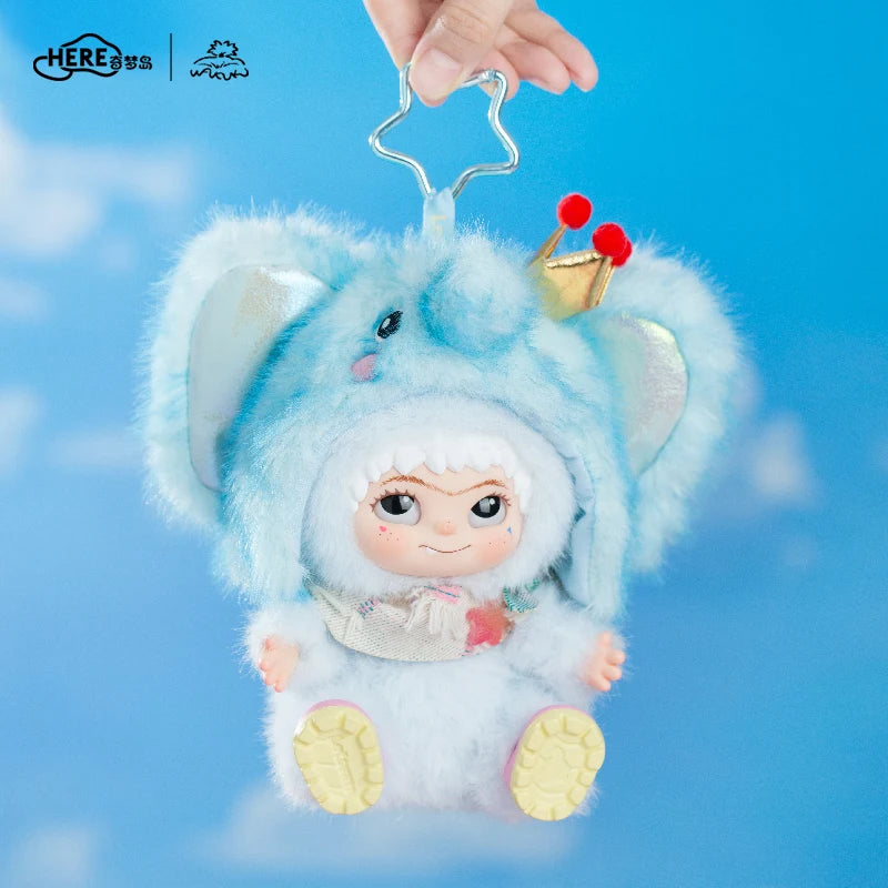 Heretoy: WAKUKU-Elephant Ton Ton Blue Starlight Edition Plush pendent