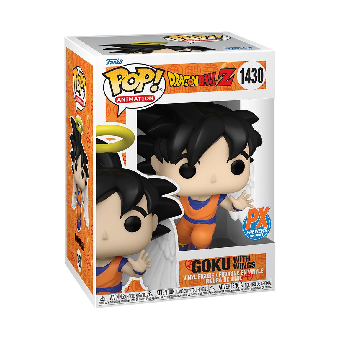 Funko POP! Dragon Ball Z - Goku with Wings Figure #1430 Preview Exclusives (PX)