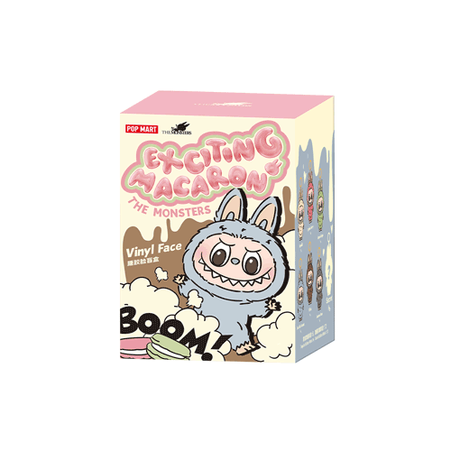 POP MART: THE MONSTERS Exciting Macaron Vinyl Face - 1 Blind Box