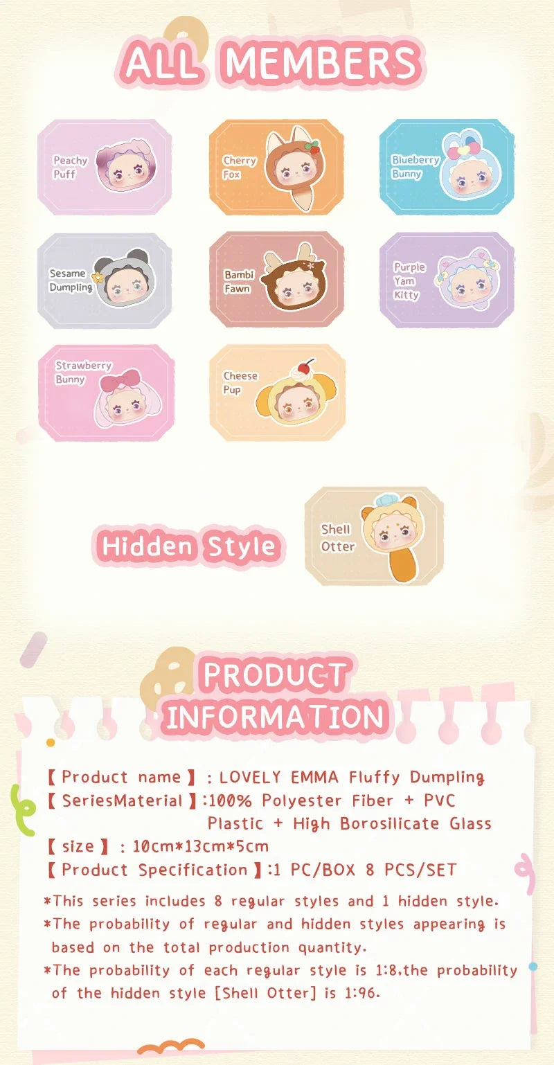 MJ Studio: Lovely Emma Fluffy Dumpling Series - 1 Blind Box