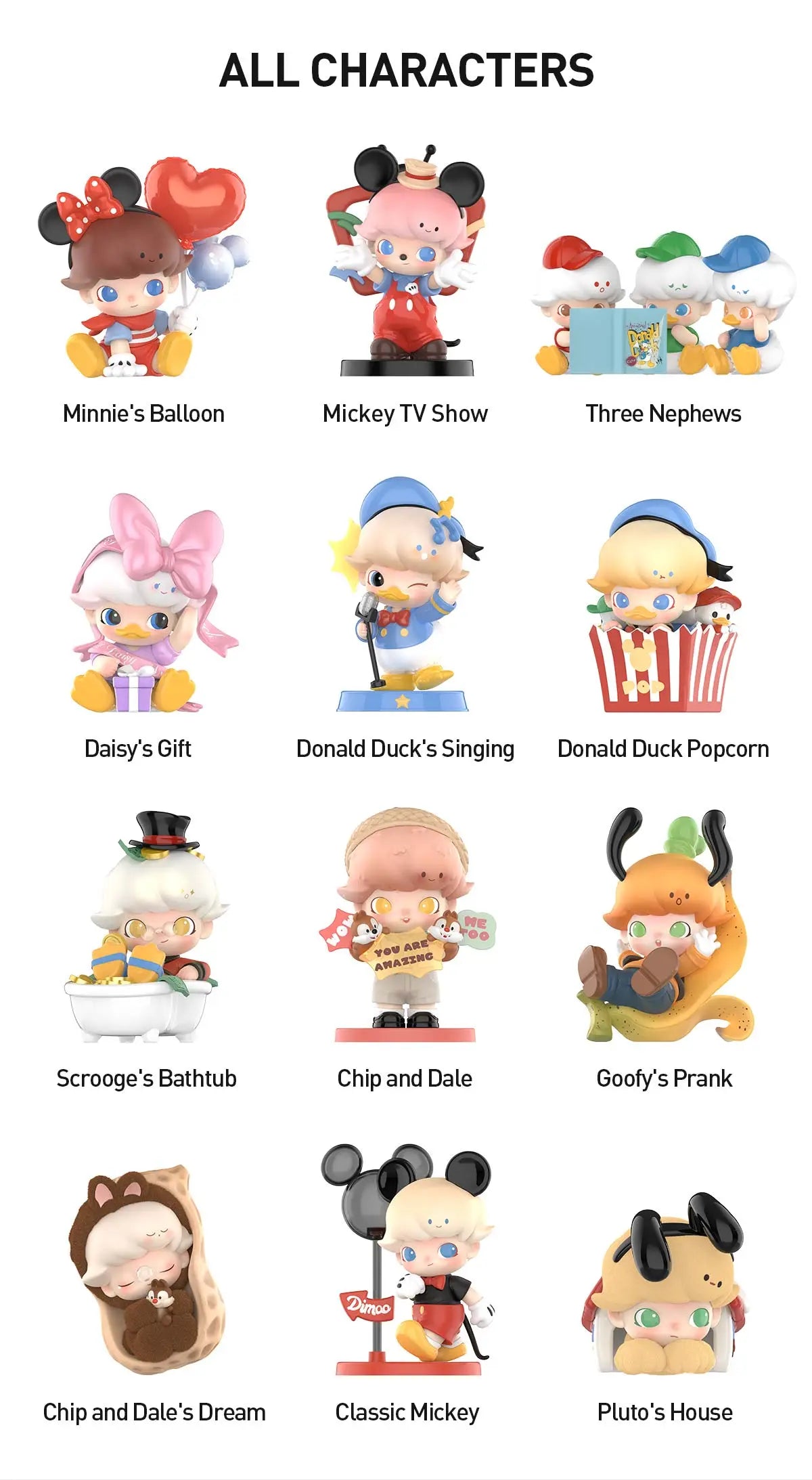 WORLD DISNEY MART DIMOO × 公式ストアDIMOO ディムー POP シリーズ 