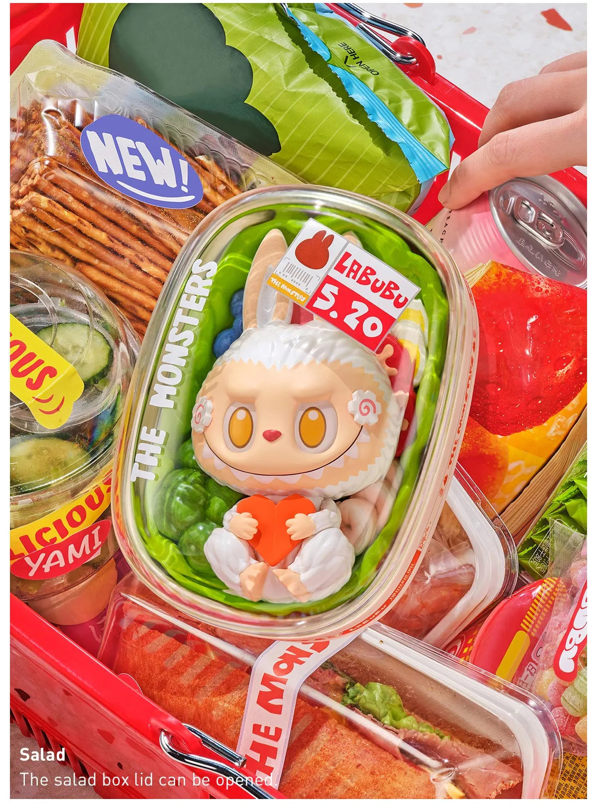 THE MONSTERSアソート Wacky Mart ラブブ labubu 秋の新作 wacky mart ラブブ labubu 巾着 アソート 【公式通販】