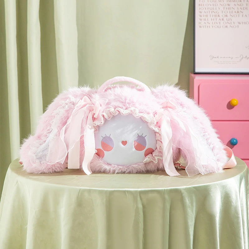 MJ Studio: EMMA Dreamland Series Lop-Eared Rabbit Backpack (PINK)