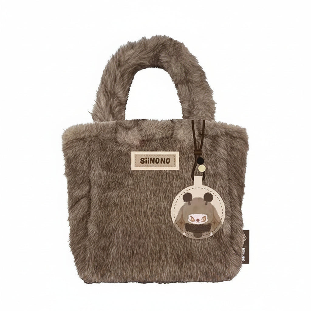 HereToy: SIINONO – Whispers Series – Cozy Winter Plush Tote Bag