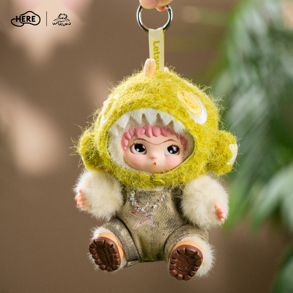 HereToy: WAKUKU Popo Dragon Plush Toy Hang Tag