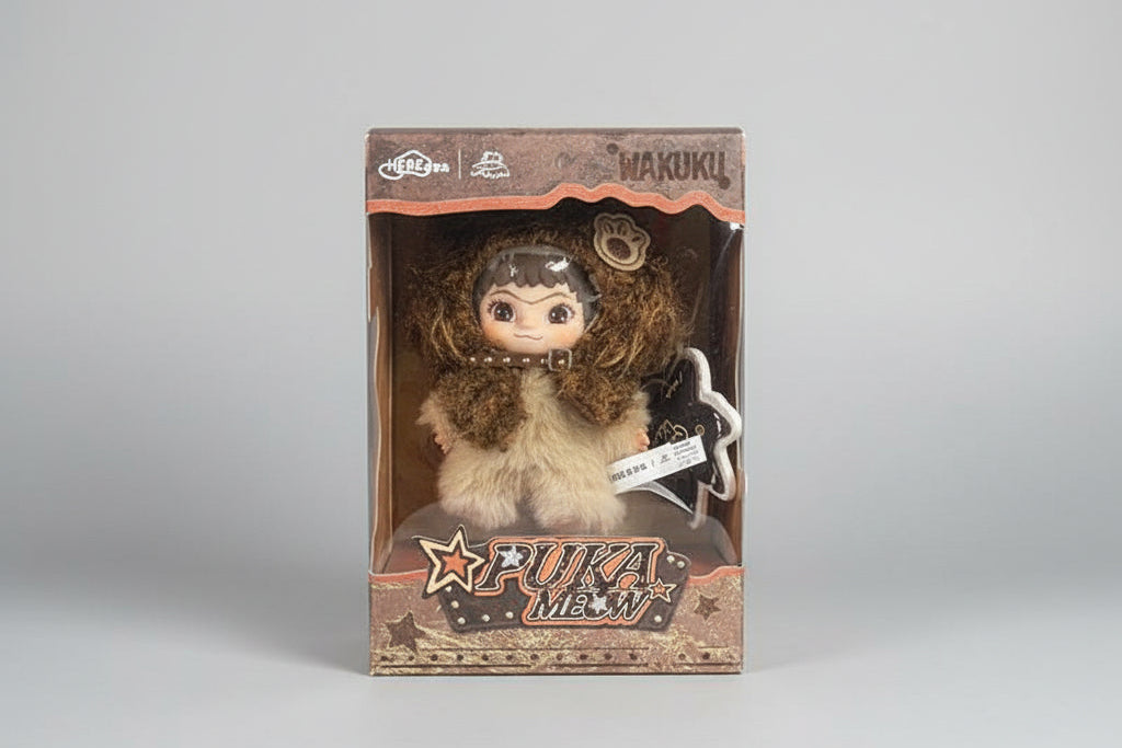 Heretoy: WAKUKU Puka Meow Vinyl Plush Doll Pendant (Mini)