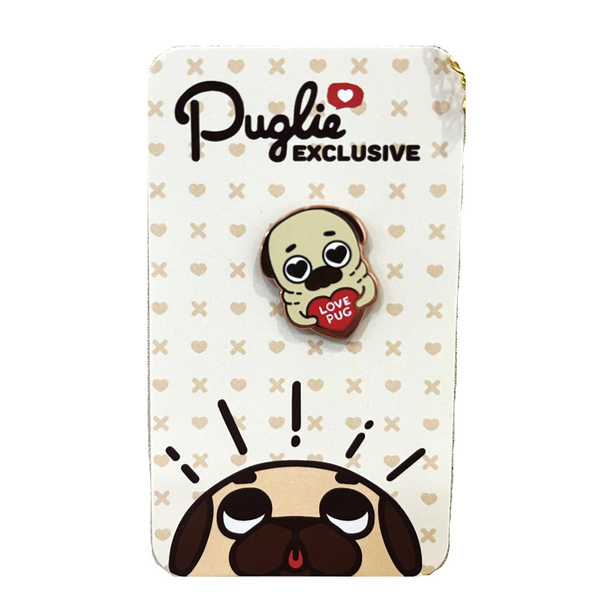 Good Smile Company: Love Puglie Pug Enamel Pin