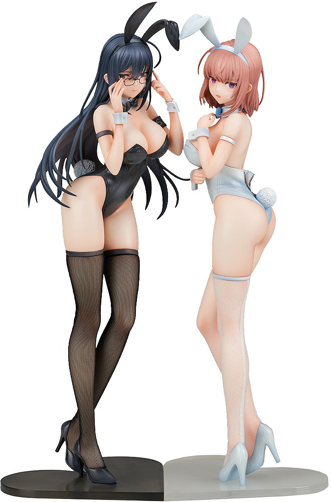 Enoutoys: Black Bunny Aoi and White Bunny Natsume 2 Figure Set