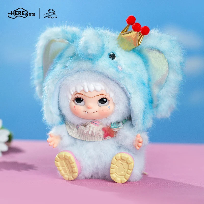 Heretoy: WAKUKU-Elephant Ton Ton Blue Starlight Edition Plush pendent