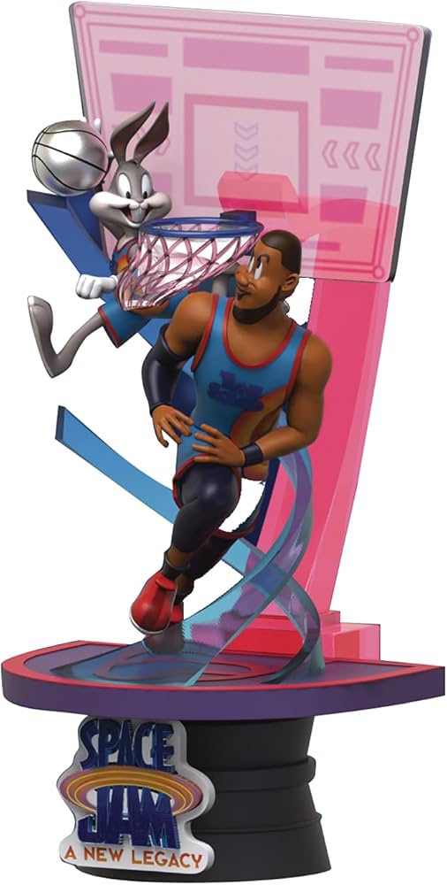 Beast Kingdom: Space Jam: A New Legacy Diorama Stage 069 - Bugs Bunny & Lebron James Statue