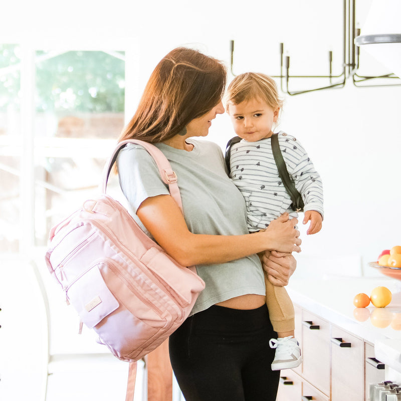 Be Right Back Diaper Backpack - Blush Chromatics