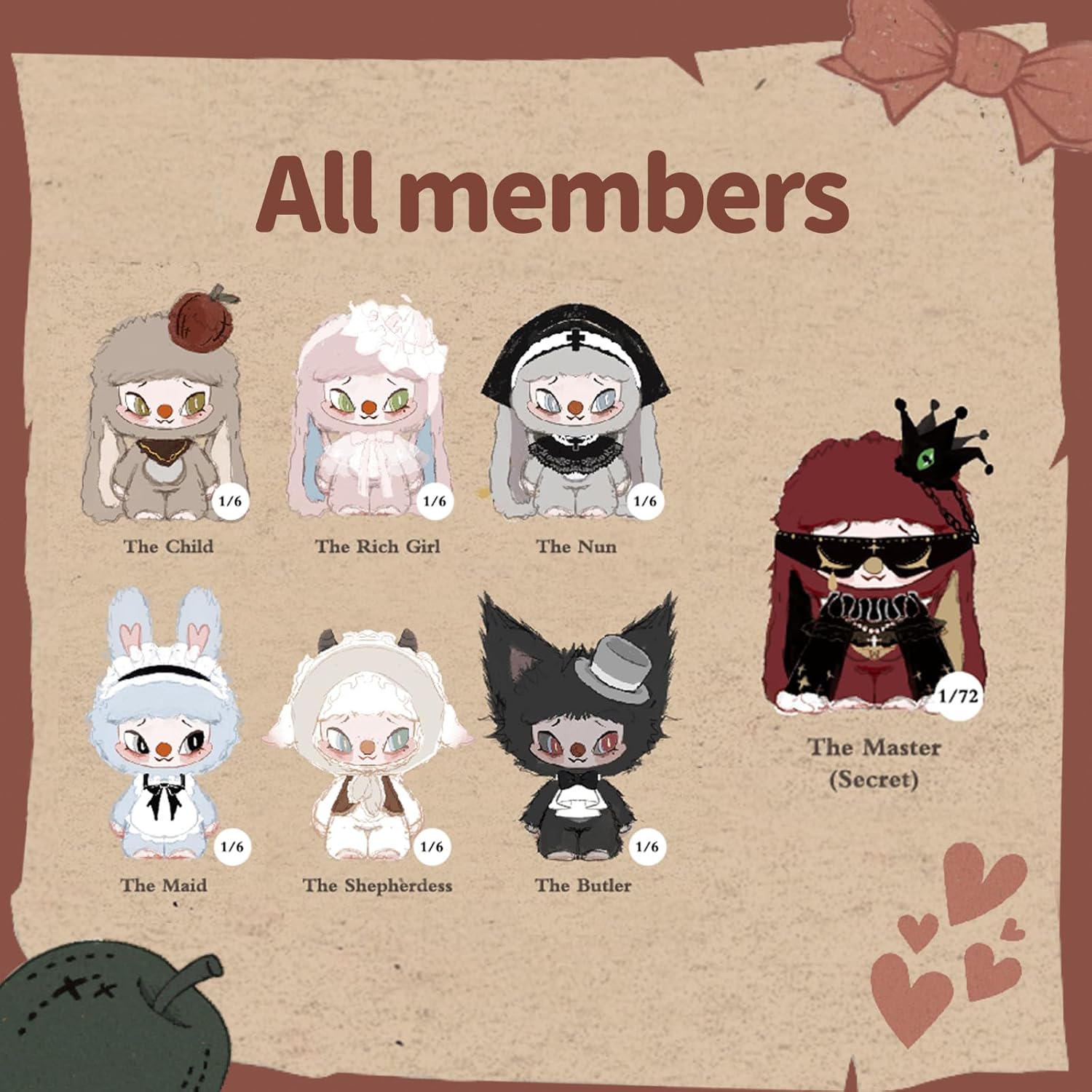 HereToys: SIINONO Want to Tell You A Secret Series - 1 Blind Box