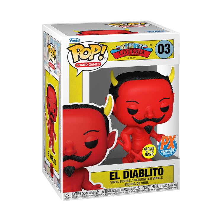Funko POP! Loteria - El Diablito (Glow-in-the-Dark) Vinyl Figure
