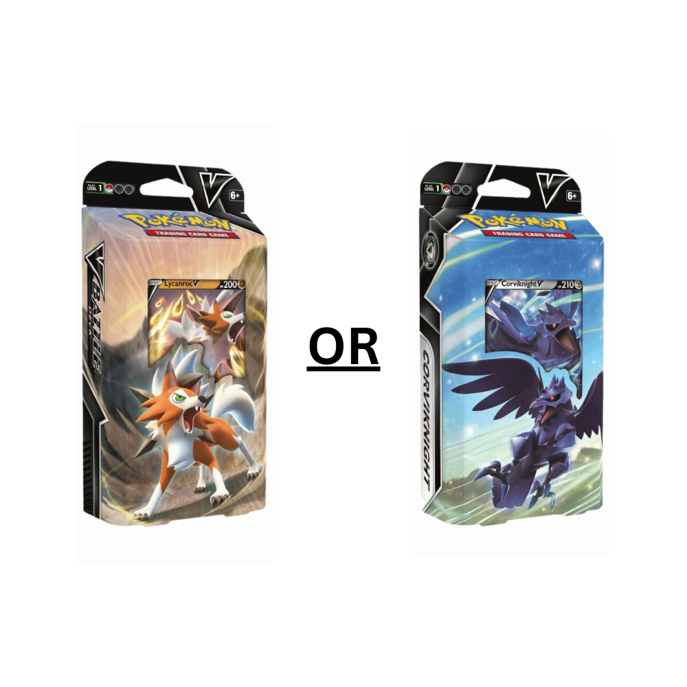 Pokmon Trading Card Game: Lycanroc or Corviknight V Battle Deck Pokmon Trading Card Game: Lycanroc or Corviknight V Battle Deck