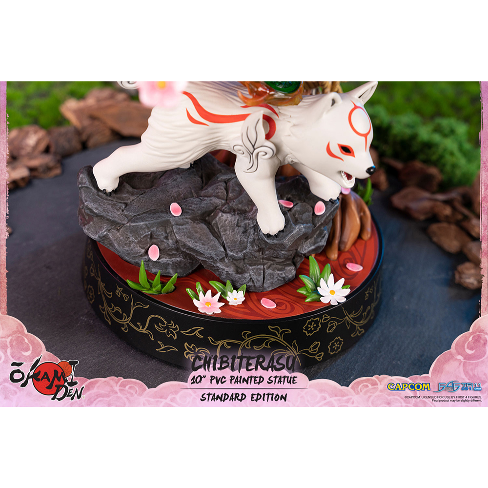 First 4 Figures: Okamiden - Chibiterasu 10-Inch PVC Statue (Standard Edition)