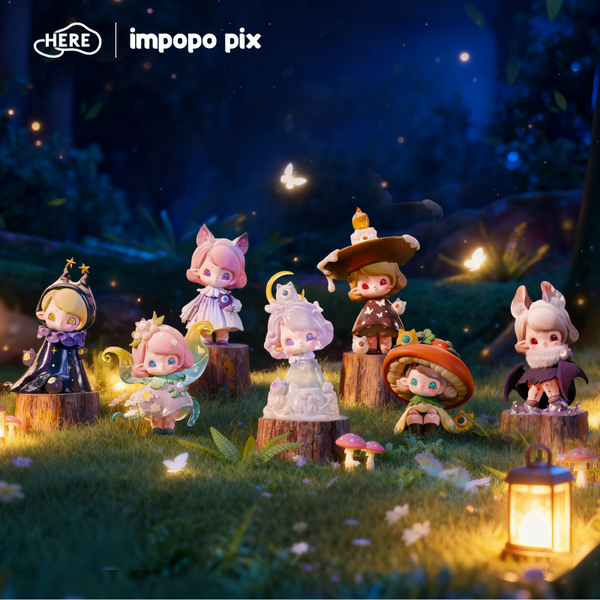 HereToy: IMPOPO PIX Whisper in Night Figure Series - 1 Blind Box