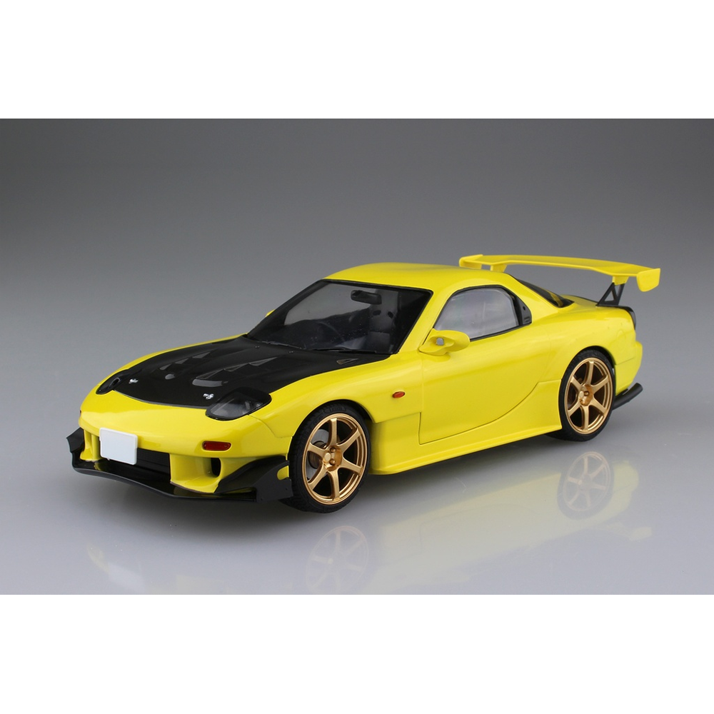 Aoshima: 1/24 Initial D - Takahashi Keisuke FD3S RX-7 (Project D Ver.) Scale Model Kit #I-SP03