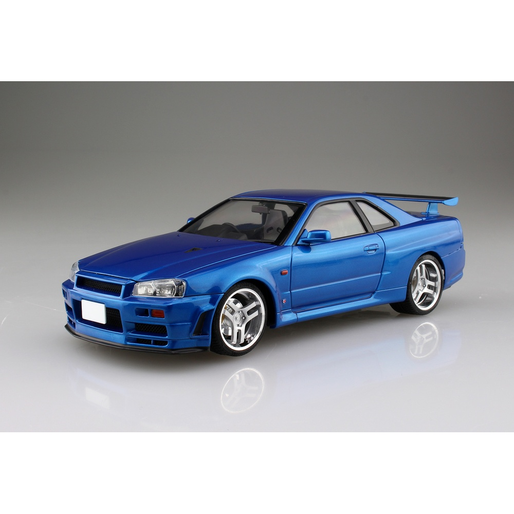 Aoshima: 1/24 Initial D - Hoshino Kozo BNR34 Skyline GT-R Scale Model Kit #9