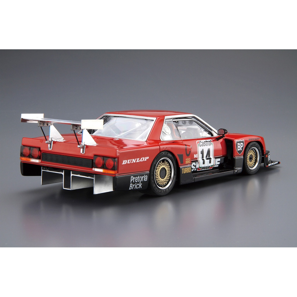 Aoshima: 1/24 NISSAN R30 SKYLINE TURBO GR.5 KYALAMI-9H-ENDURANCE '82 Scale Model Kit #112