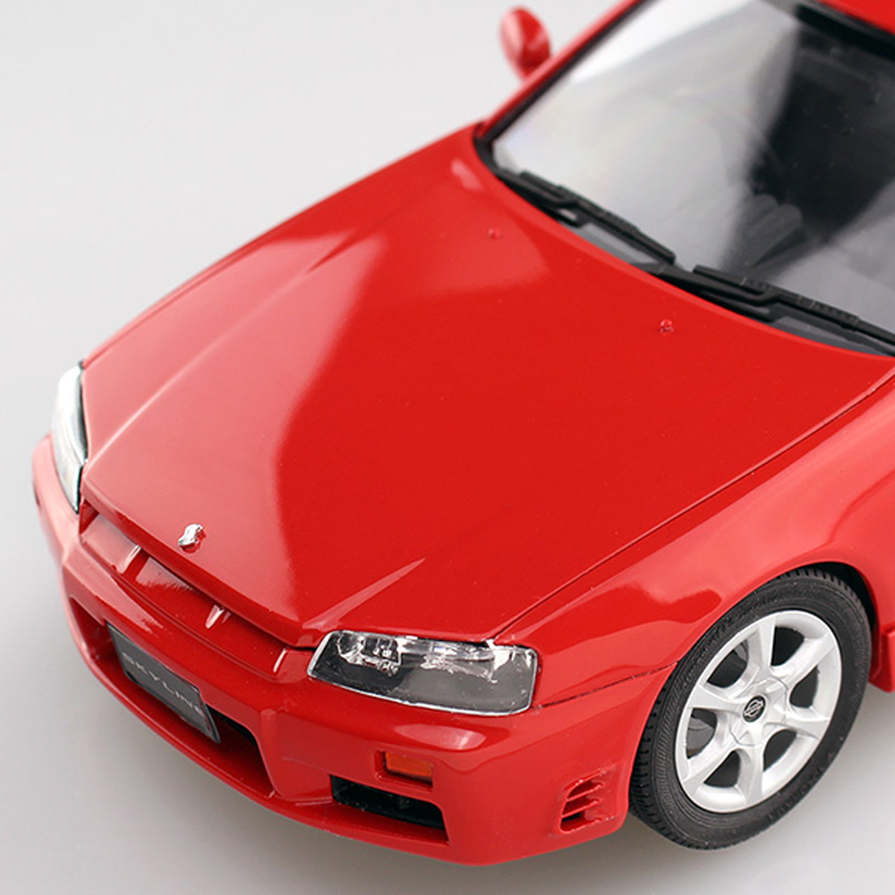 Aoshima: 1/24 NISSAN ER34 SKYLINE 25GT-X TURBO '98 Scale Model Kit #98