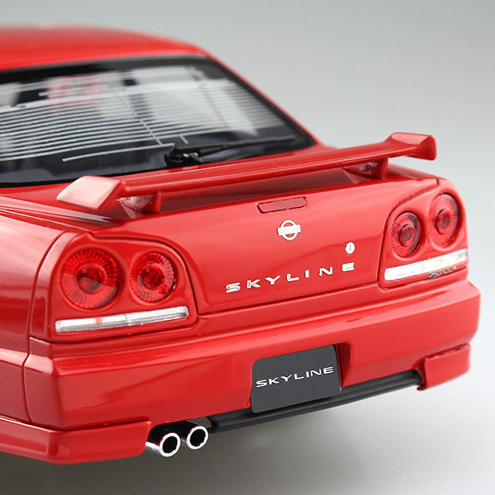 Aoshima: 1/24 NISSAN ER34 SKYLINE 25GT-X TURBO '98 Scale Model Kit #98