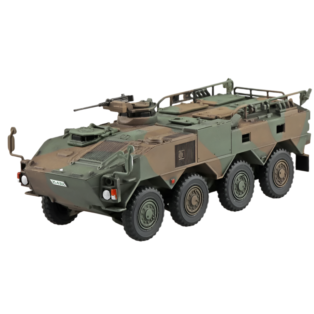 Aoshima: 1/72 Military Model Kit JGSDF Type 96 Wheeled Armored Personnel Carrier Type B Scale Model Kit