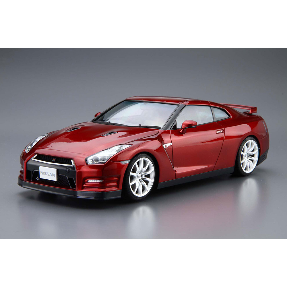 Aoshima: 1/24 Nissan R35 GT-R Pure Edition '14 Scale Model Kit #03