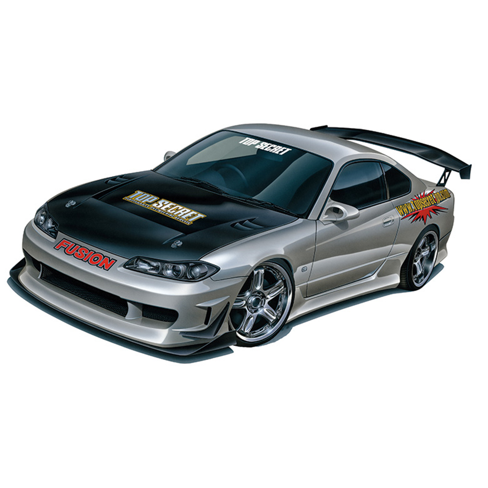 Aoshima: 1/24 Top Secret S15 SILVIA '99 (Nissan) Scale Model Kit #24