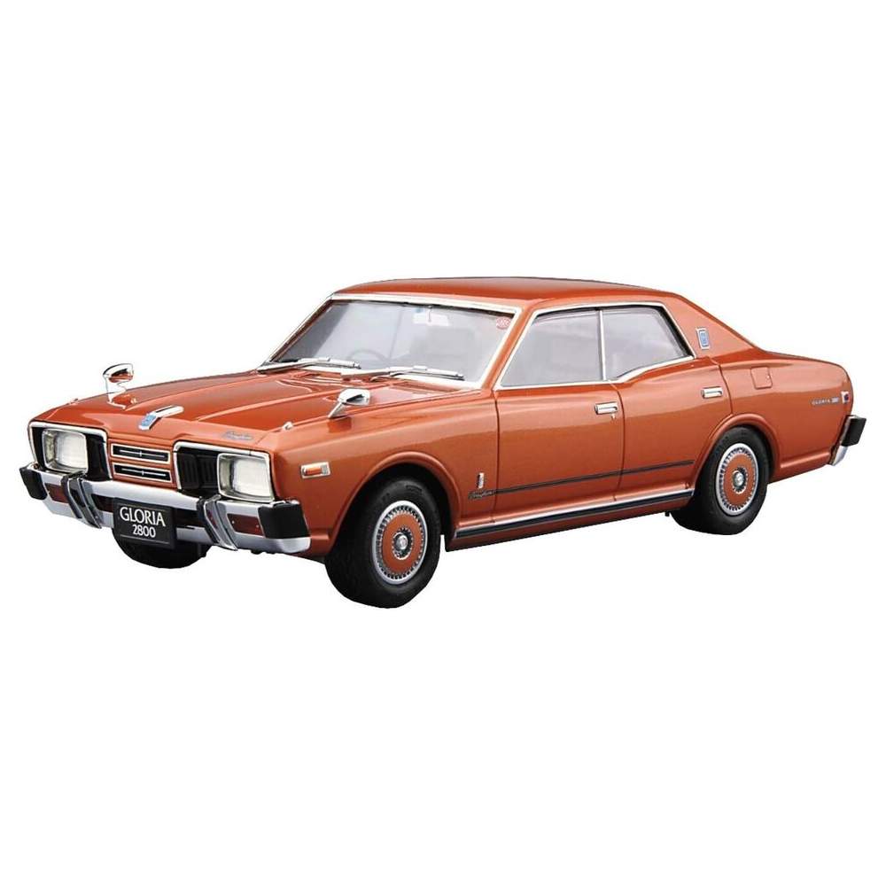 Aoshima: 1/24 Nissan P332 Cedri/Gloria 4HT 280E Brougham '78 Scale Model Kit #53