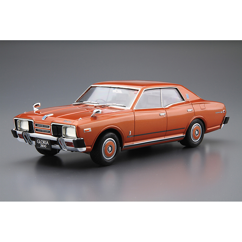 Aoshima: 1/24 Nissan P332 Cedri/Gloria 4HT 280E Brougham '78 Scale Model Kit #53