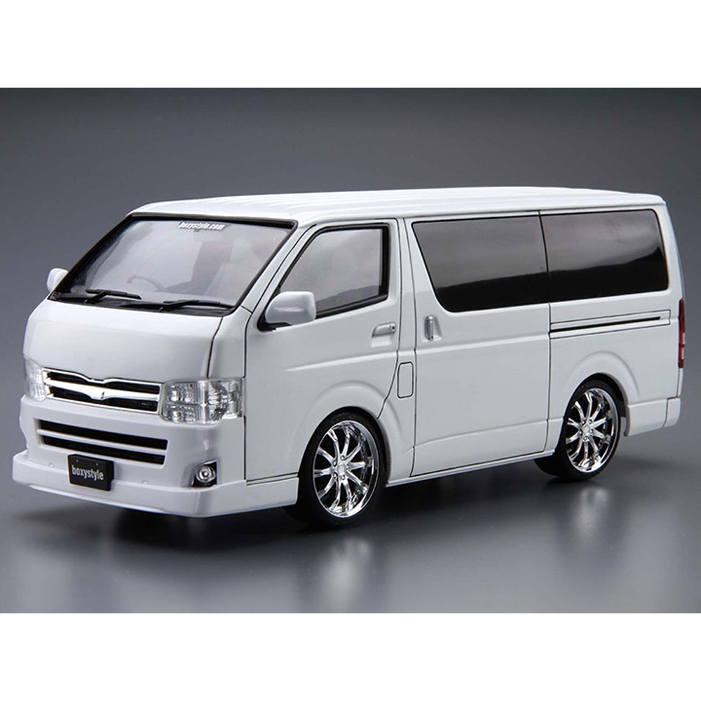 Aoshima: 1/24 Boxystyle TRH200V Toyota Hiace GL'10 Scale Model Kit #03