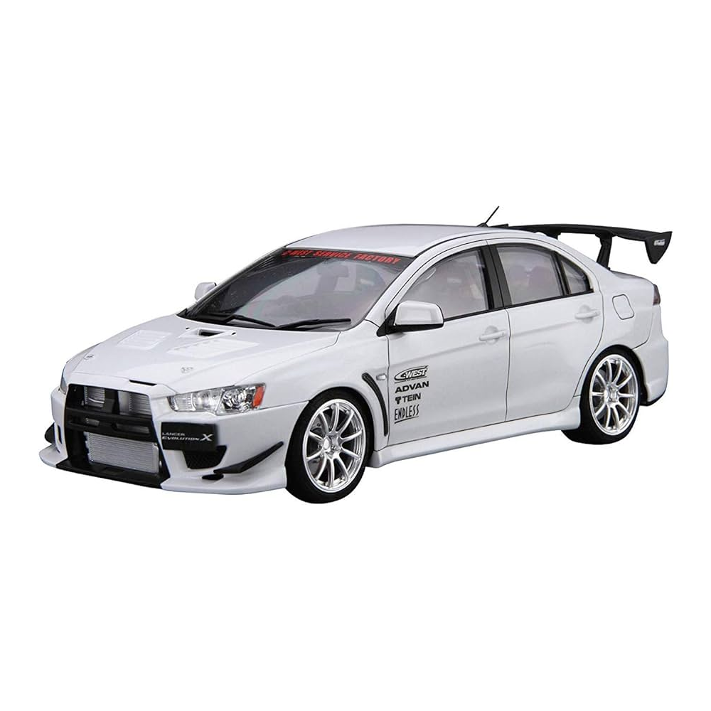 Aoshima: 1/24 C-West CZ4A Lancer Evolution X '07 (Mitsubishi) Scale Model Kit #19